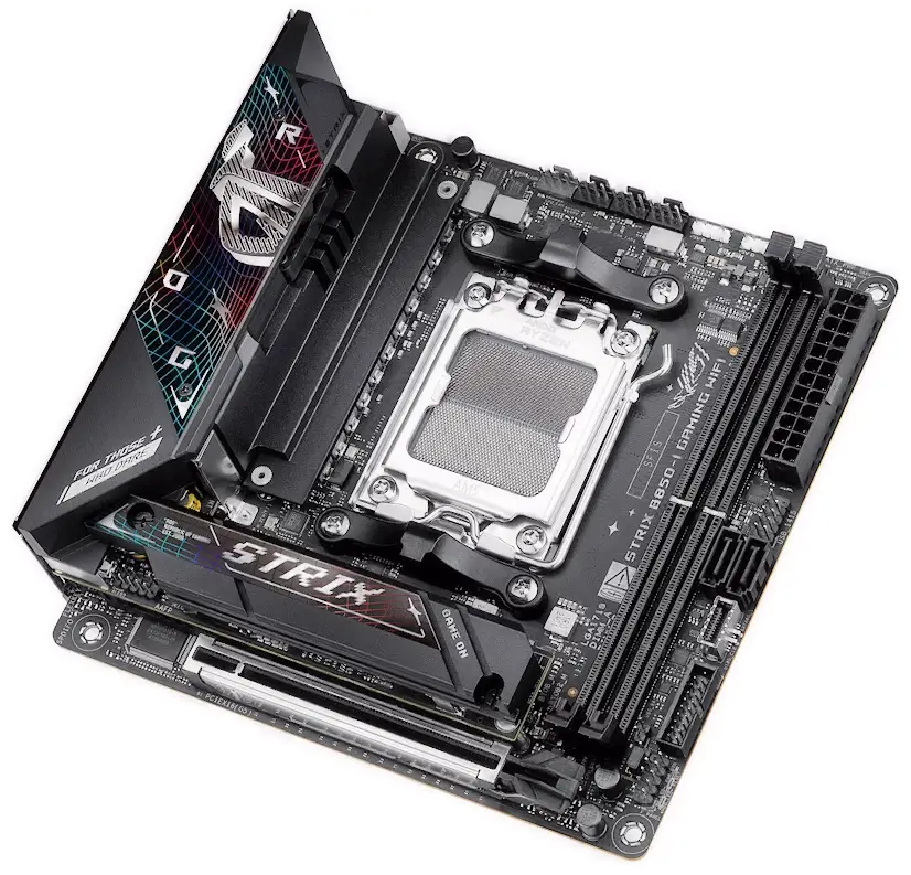 Informático Gascones - Montaje ASUS ROG STRIX B850-I GAMING WIFI Gascones