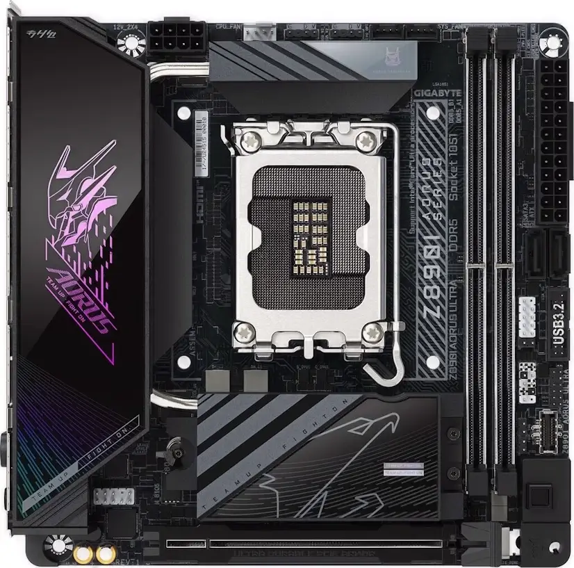 Montaje Placa Base GIGABYTE Z890I AORUS ULTRA Gaming PC Gascones