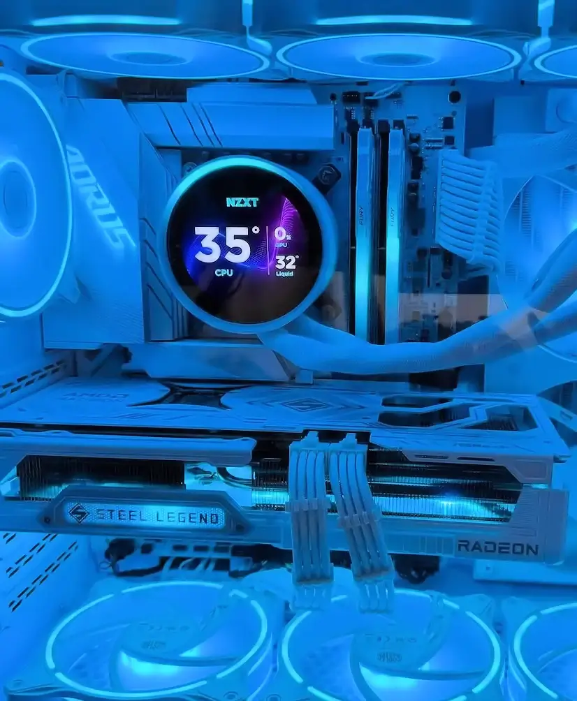 Montaje Refrigeración Líquida NZXT Gaming PC Gascones